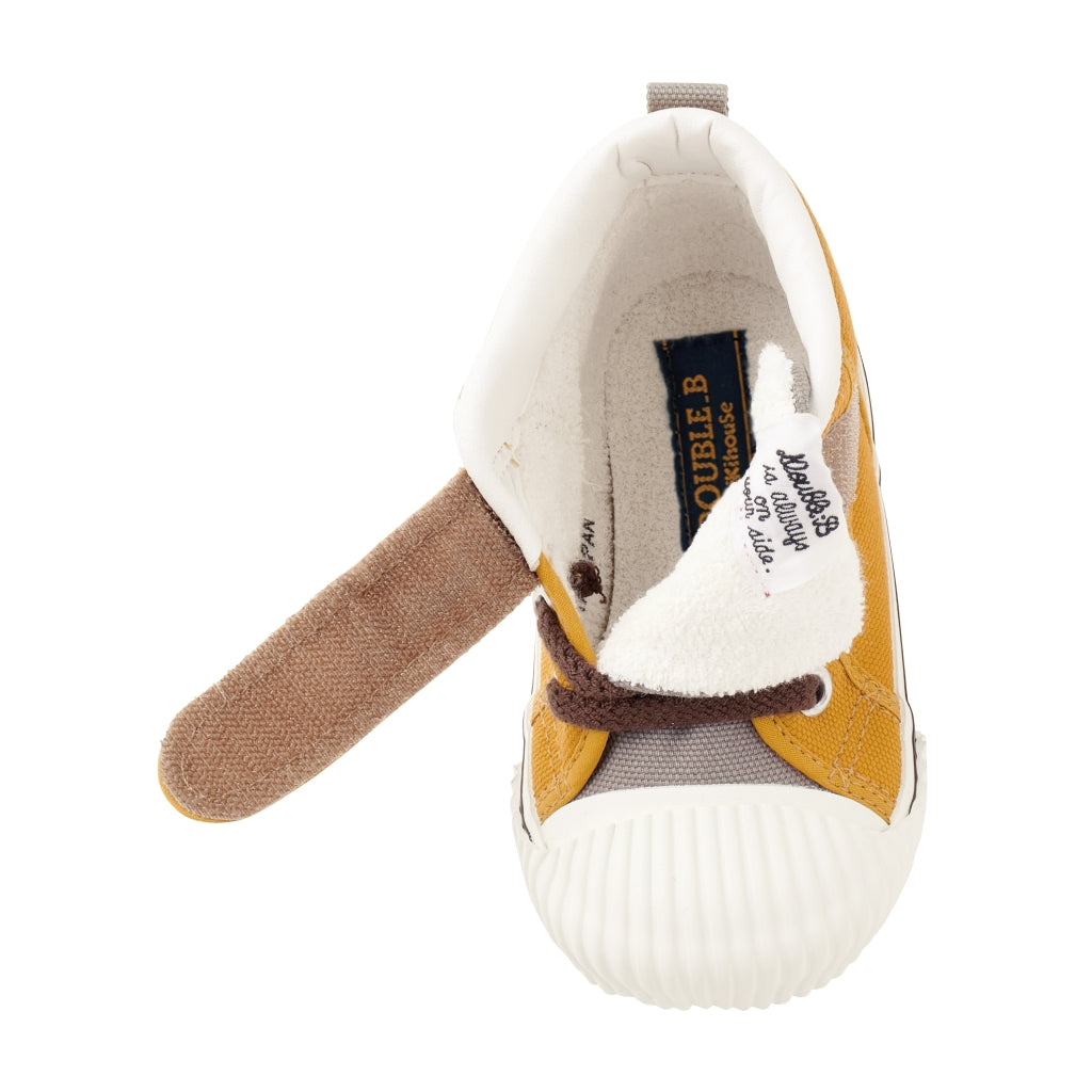 DOUBLE B MUSTARD BABY SHOES MIKI HOUSE